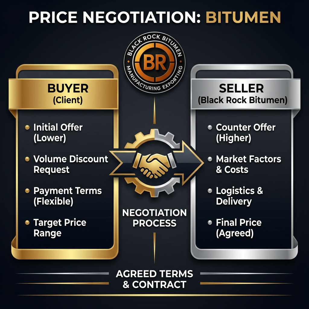 price negotiation bitumen