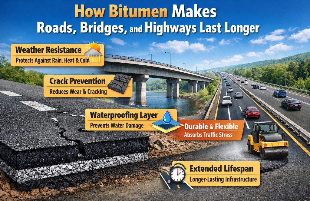How Bitumen Makes Roads, Bridges, and Highways Last Longer