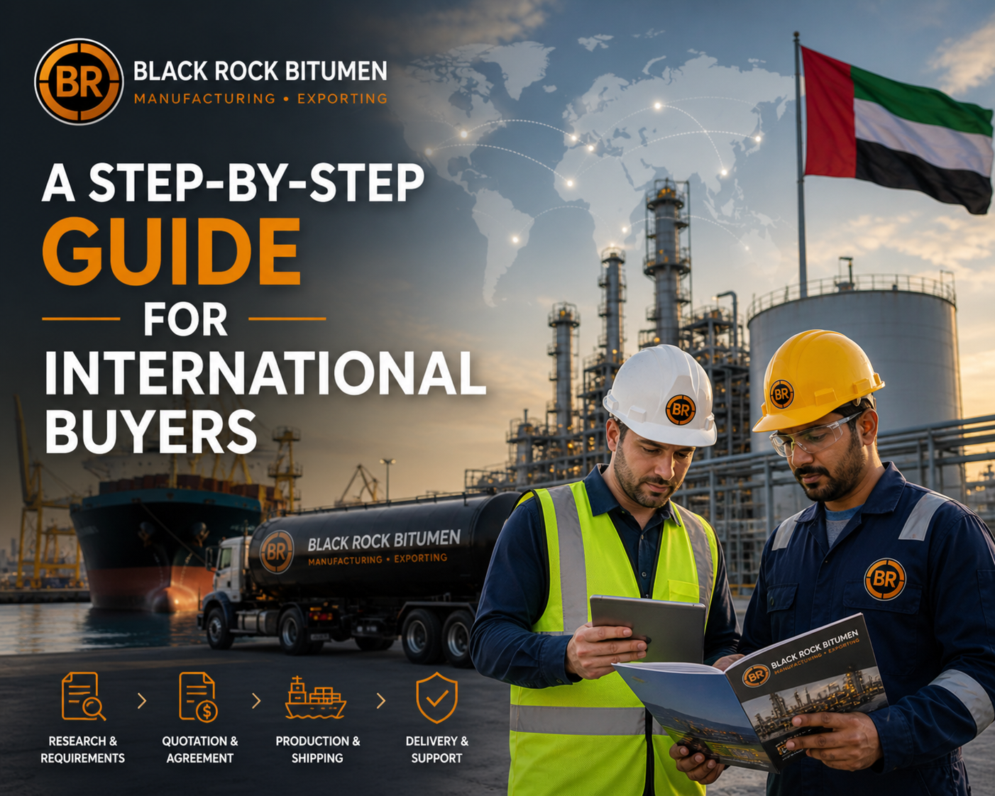 How to Buy Bitumen from the UAE:A Step-by-Step Guide for International Buyers