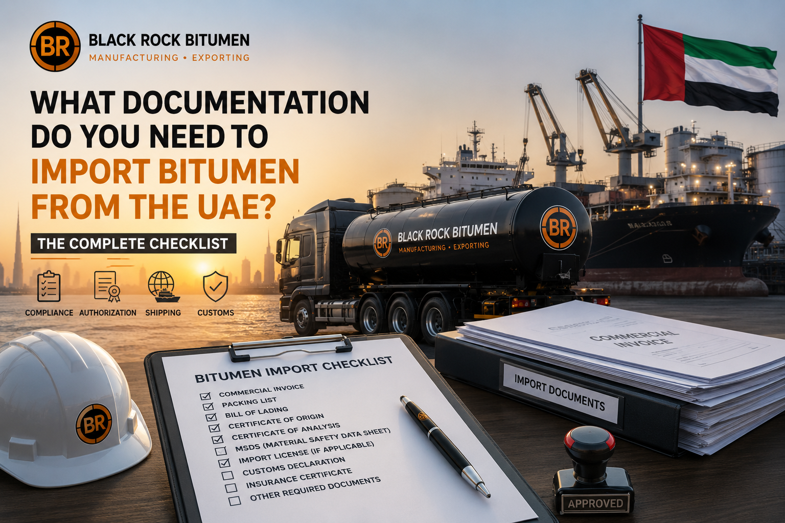 What Documentation Do You Need to Import Bitumen from the UAE? The Complete Checklist