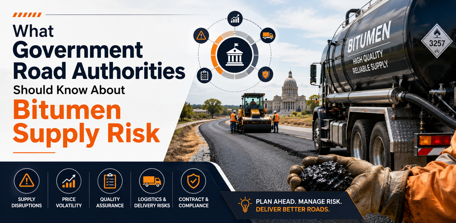 What Government Road Authorities Should Know About Bitumen Supply Risk