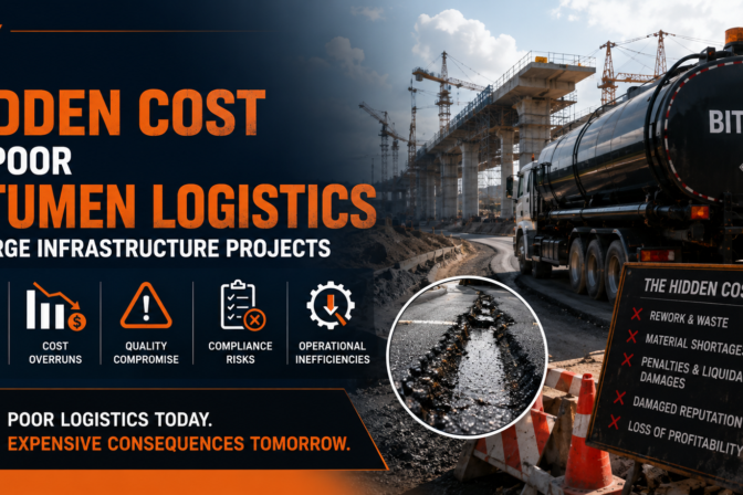 The Hidden Cost of Poor Bitumen Logistics in Large Infrastructure Projects