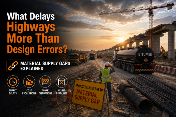 What Delays Highways More Than Design Errors? Material Supply Gaps Explained