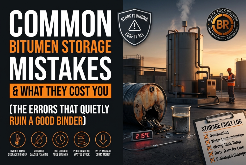 Common Bitumen Storage and Handling Mistakes (And What They Actually Cost You)