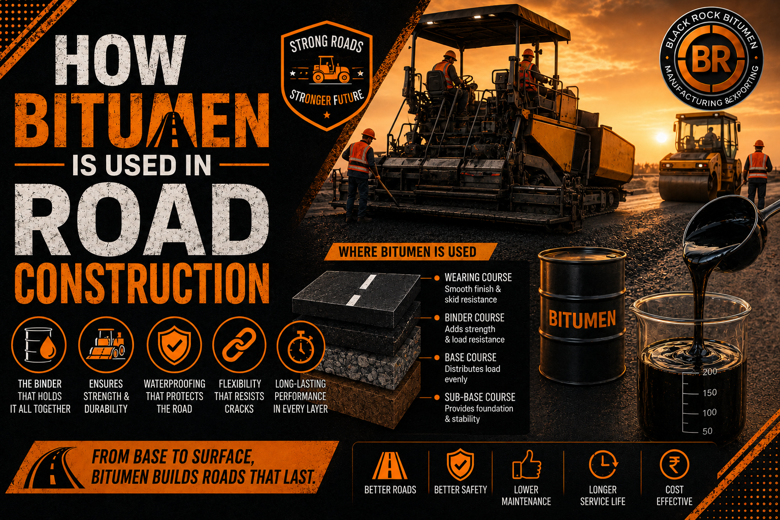 How Bitumen Is Used in Road Construction