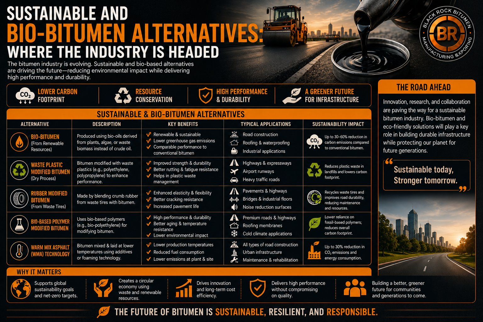 Sustainable and Bio-Bitumen Alternatives: Where the Industry Is Headed