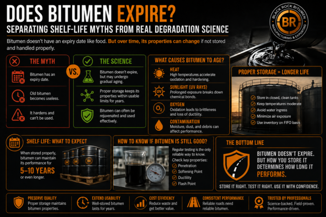 Does Bitumen Expire? Separating Shelf-Life Myths from Real Degradation Science