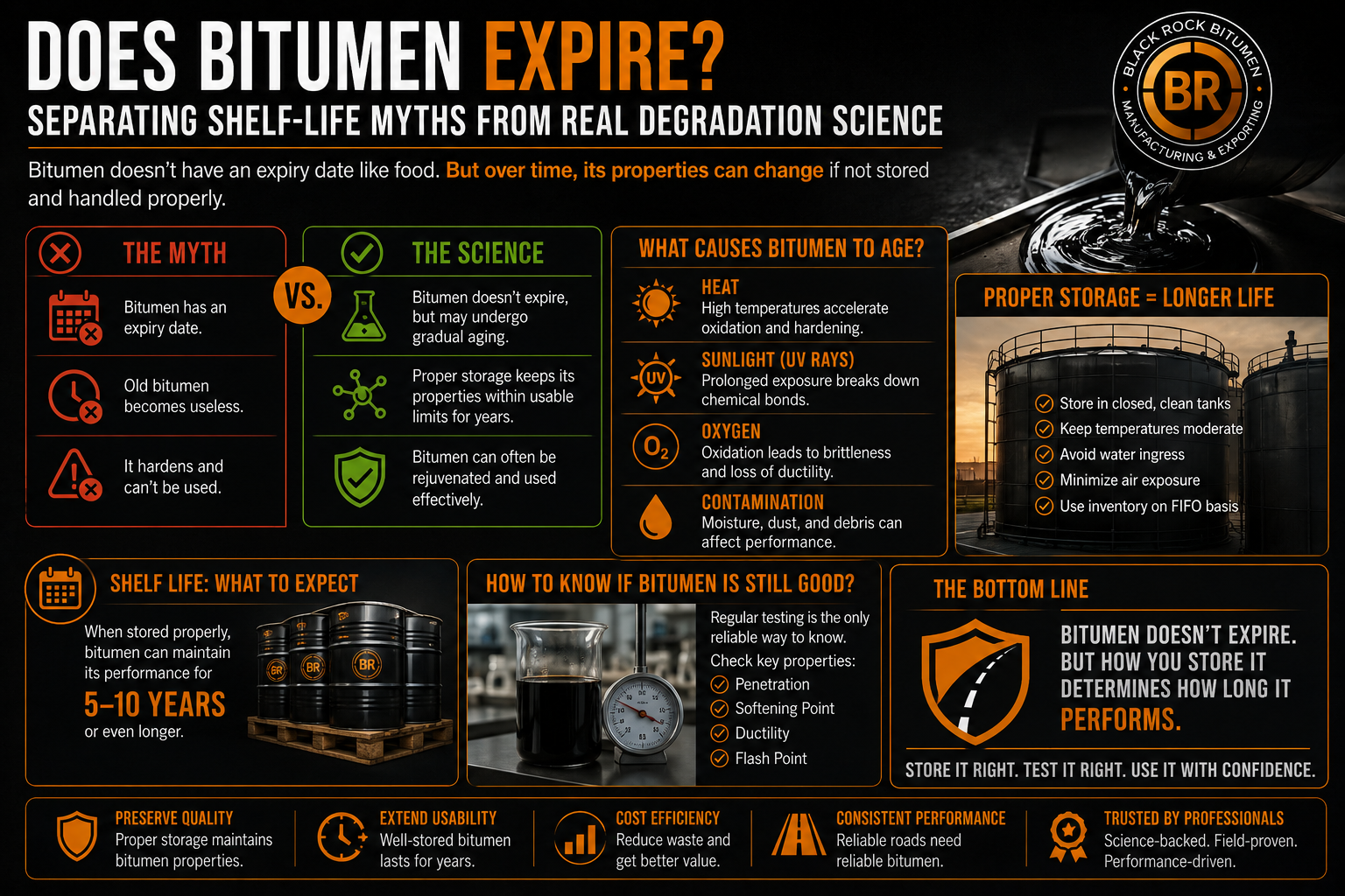 Does Bitumen Expire? Separating Shelf-Life Myths from Real Degradation Science