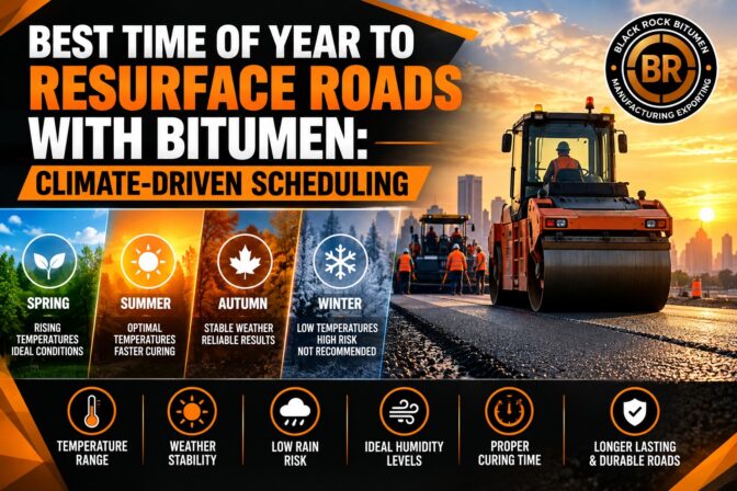 Best Time of Year to Resurface Roads With Bitumen: Climate-Driven Scheduling